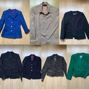 Assorted blazers